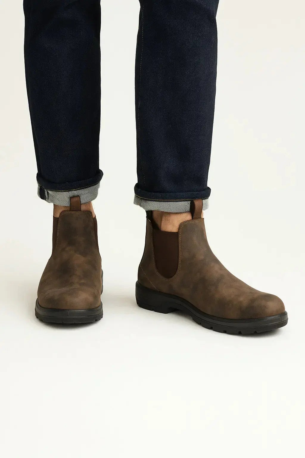 Harrington Oxford | Men's Chelsea Boots PU Leather Ankle Length with Elastic Panels Harrington Oxford
