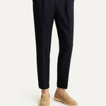 Harrington Oxford | Men's Trousers Modern Fit Cotton Elegant with Folds Harrington Oxford