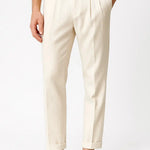 Harrington Oxford | Men's Trousers Modern Fit Cotton Elegant with Folds Harrington Oxford