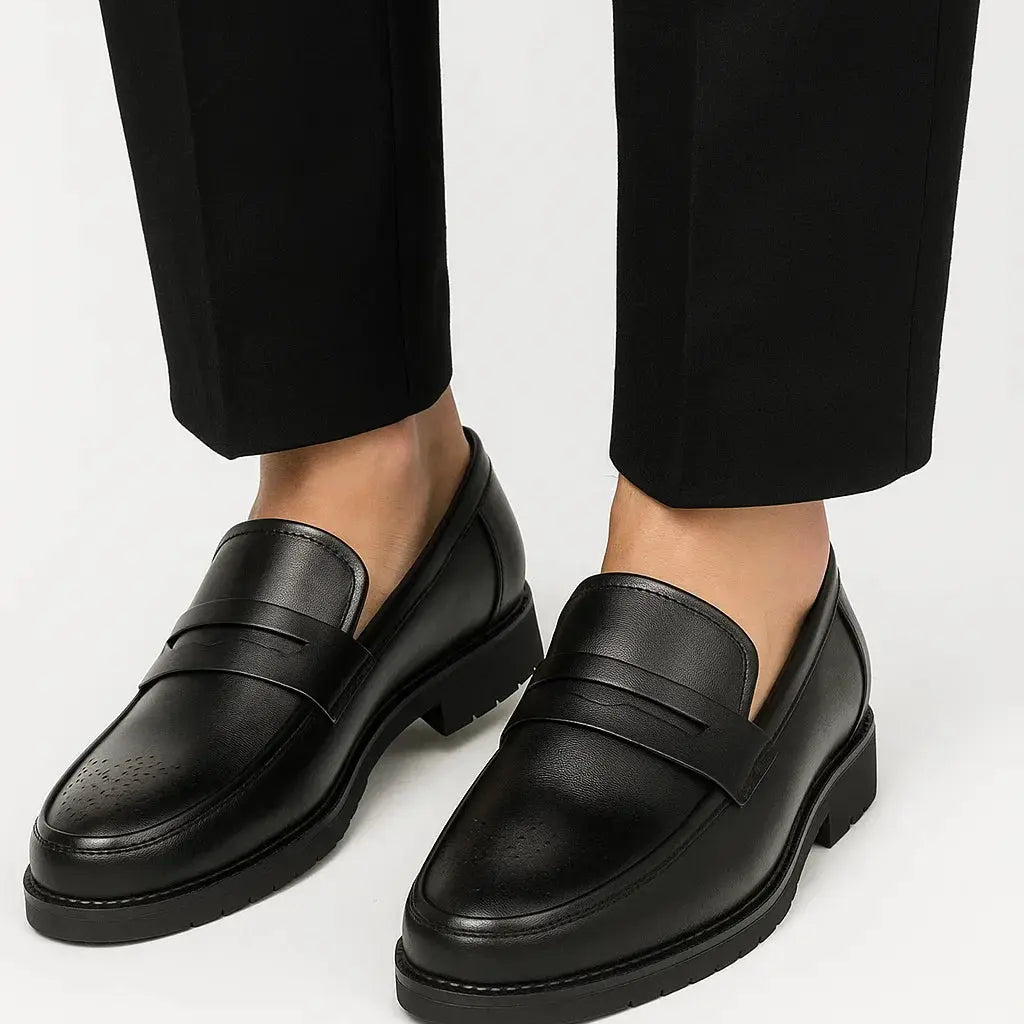 Harrington Oxford | Men's Oxford Shoes Leather Breathable Round Toe Formal Harrington Oxford
