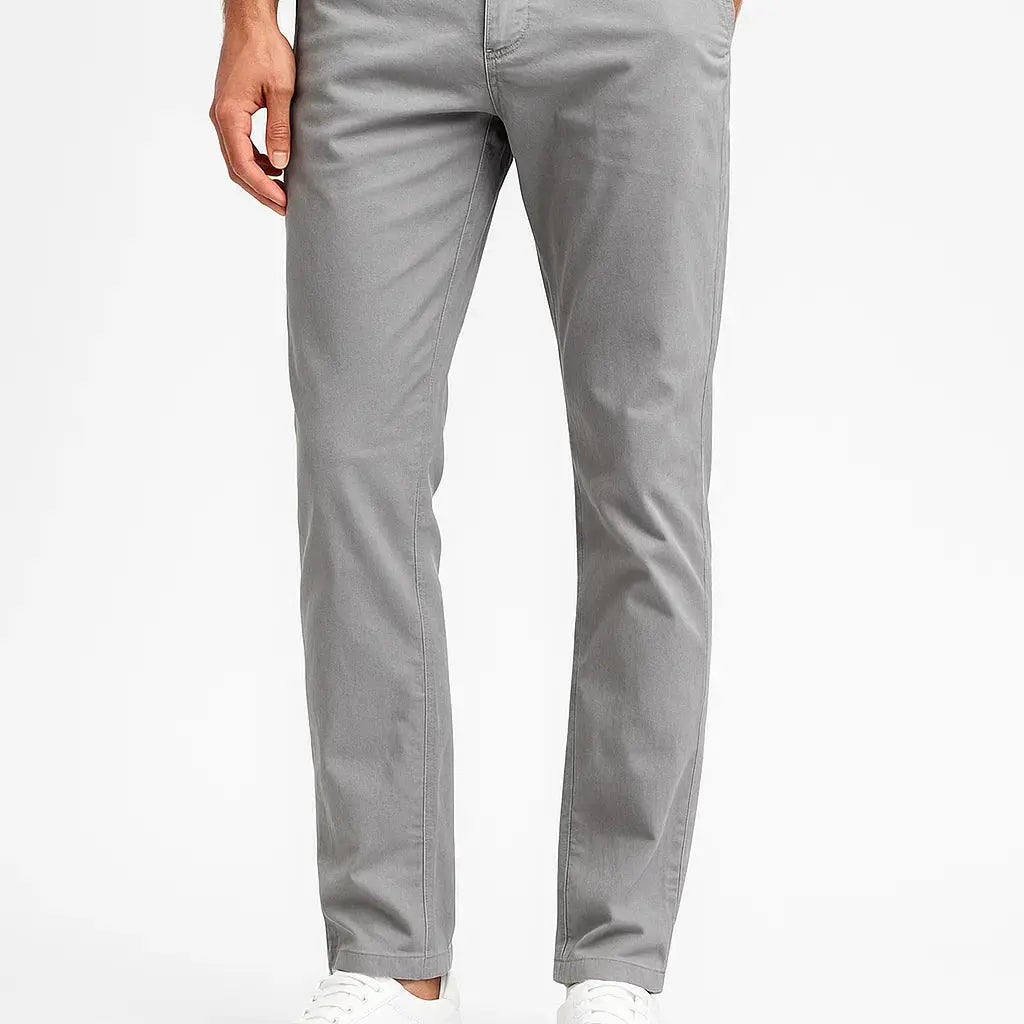 Harrington Oxford | Men's Chino Pants Khaki Cotton Stretch Straight Fit Harrington Oxford