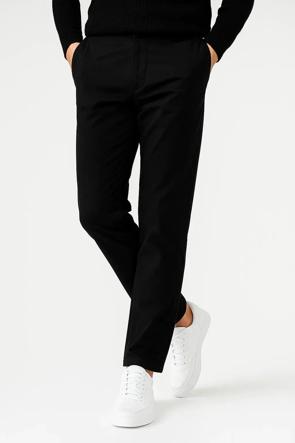 Harrington Oxford | Men's Chino Pants Khaki Cotton Stretch Straight Fit Harrington Oxford