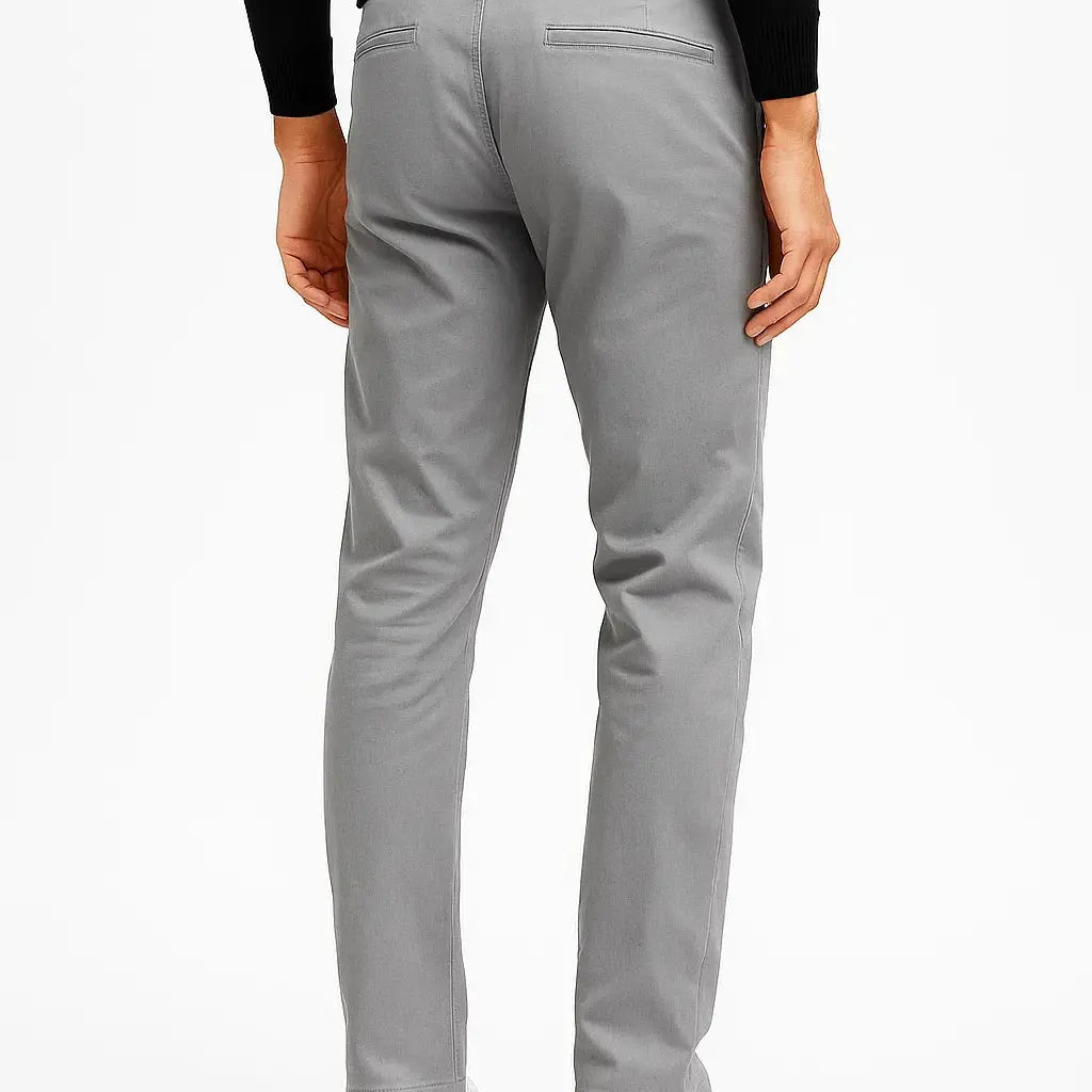 Harrington Oxford | Men's Chino Pants Khaki Cotton Stretch Straight Fit Harrington Oxford