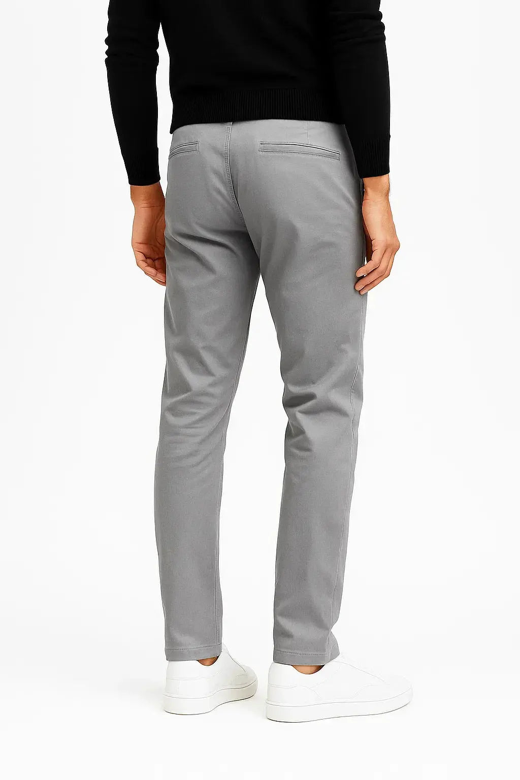 Harrington Oxford | Men's Chino Pants Khaki Cotton Stretch Straight Fit Harrington Oxford