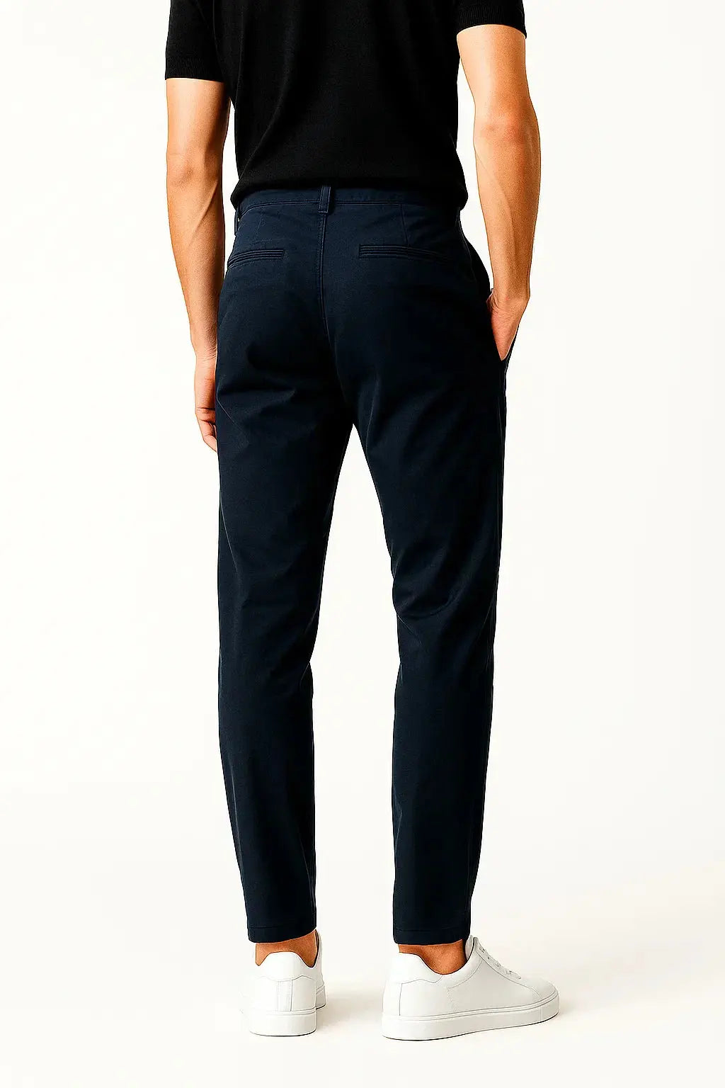 Harrington Oxford | Men's Chino Pants Khaki Cotton Stretch Straight Fit Harrington Oxford