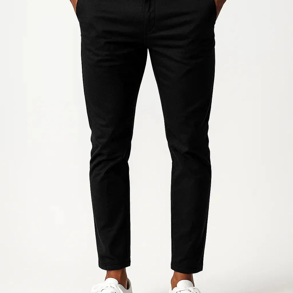 Harrington Oxford | Men's Chino Pants Khaki Stretch Fabric Modern Fit Harrington Oxford