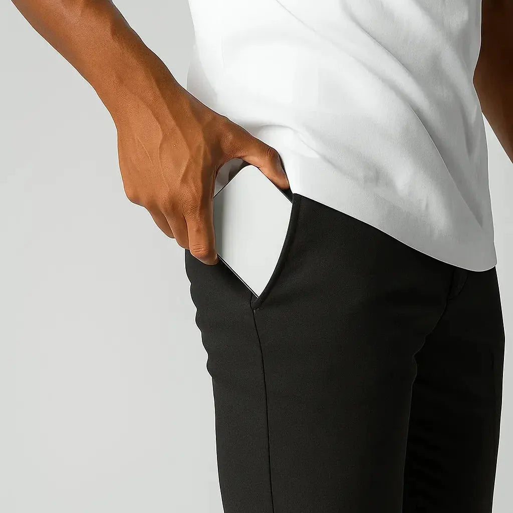 Harrington Oxford | Men's Chino Pants Khaki Stretch Fabric Modern Fit Harrington Oxford