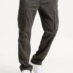 Harrington Oxford | Men's Overalls Cotton Loose Fit Tactical Pants with Elastic Waist Harrington Oxford