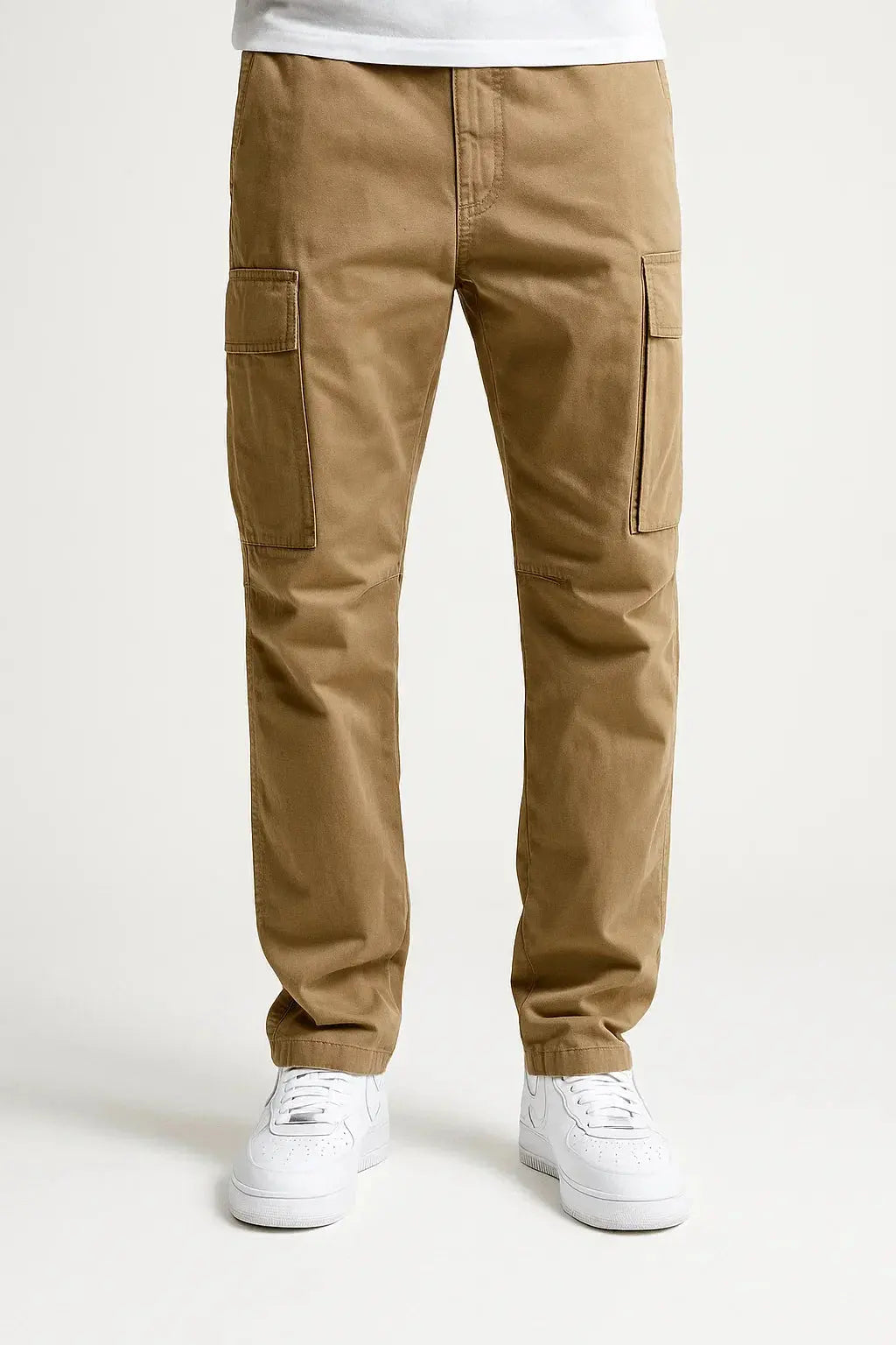 Harrington Oxford | Men's Overalls Cotton Loose Fit Tactical Pants with Elastic Waist Harrington Oxford