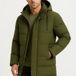 Harrington Oxford | Men's Waterproof Puffer Jacket Insulated Black Harrington Oxford