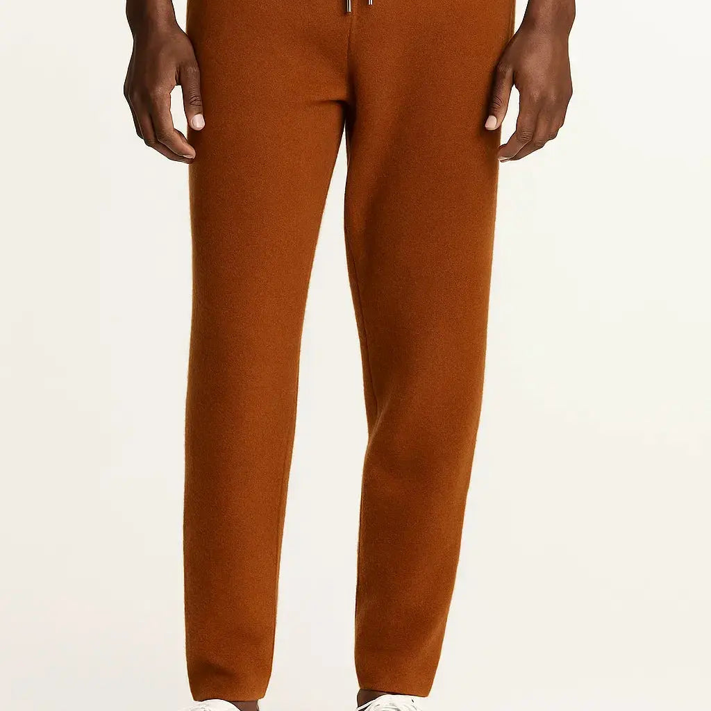 Harrington Oxford | Men's Pants Merino Wool High Waist Thick Casual Warm Harrington Oxford