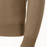 Men's Cardigan Merino Wool Hooded Thick Knit Jacket