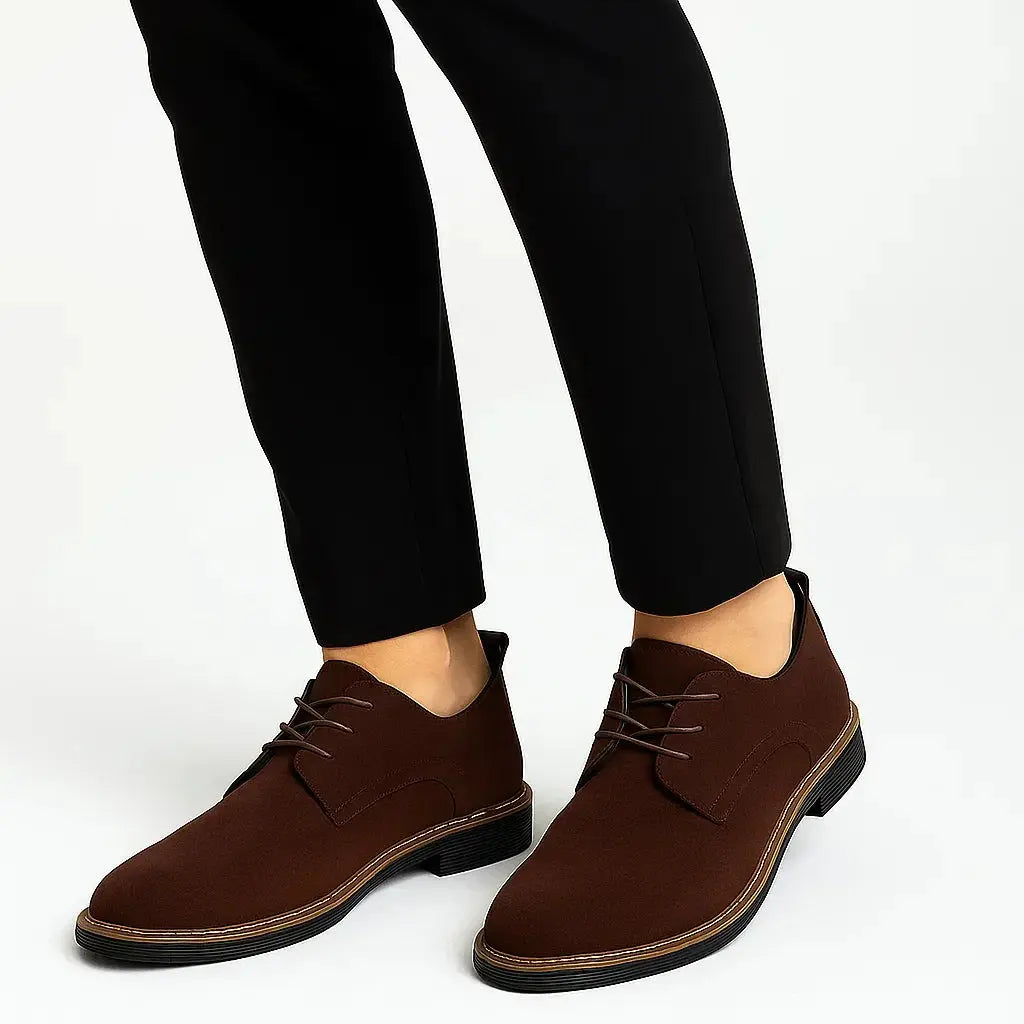 Harrington Oxford | Men's Oxford Shoes Suede Leather Lace-Up Business Casual Harrington Oxford