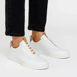 Harrington Oxford | Men's Sneakers Leather Casual Breathable Perforated Design Harrington Oxford
