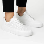 Harrington Oxford | Men's Sneakers Leather Casual Breathable Perforated Design Harrington Oxford