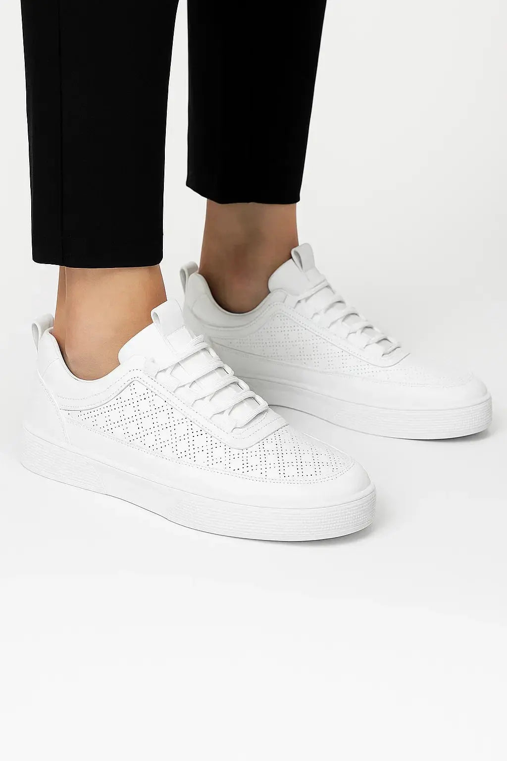 Harrington Oxford | Men's Sneakers Leather Casual Breathable Perforated Design Harrington Oxford