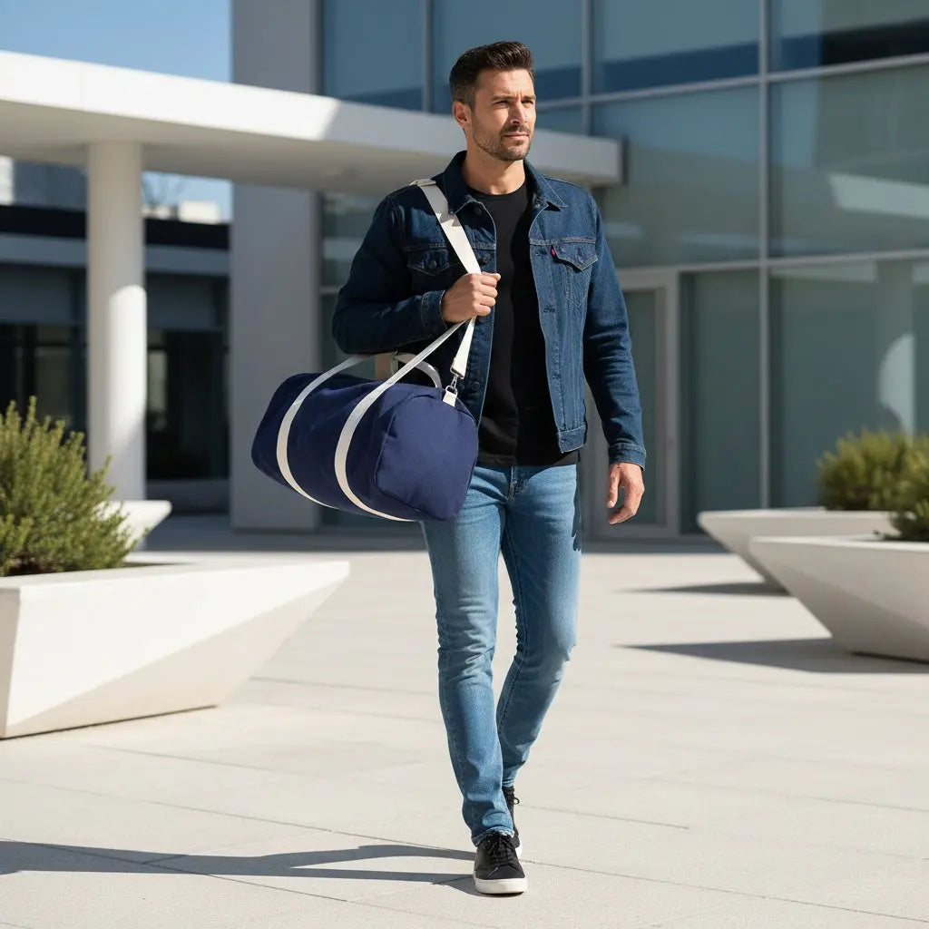 HARRINGTON OXFORD | CANVAS BARREL BAG FOR MEN Harrington Oxford