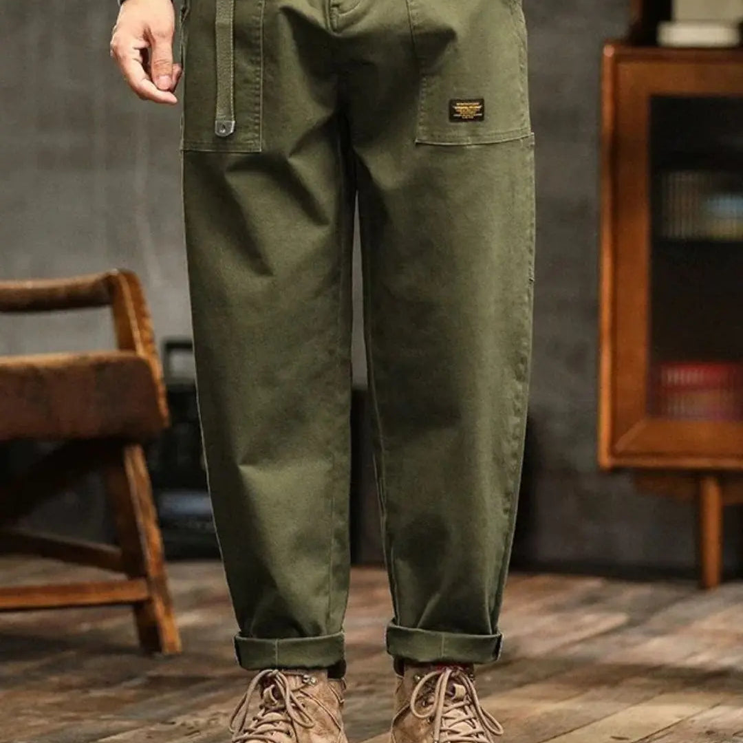 Harrington Oxford | Men's Rugged Cargo Trousers with Pocket Panels Harrington Oxford
