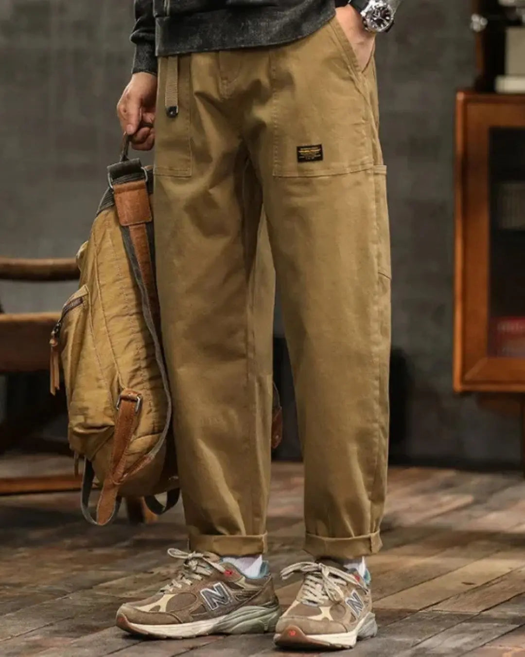 Harrington Oxford | Men's Rugged Cargo Trousers with Pocket Panels Harrington Oxford