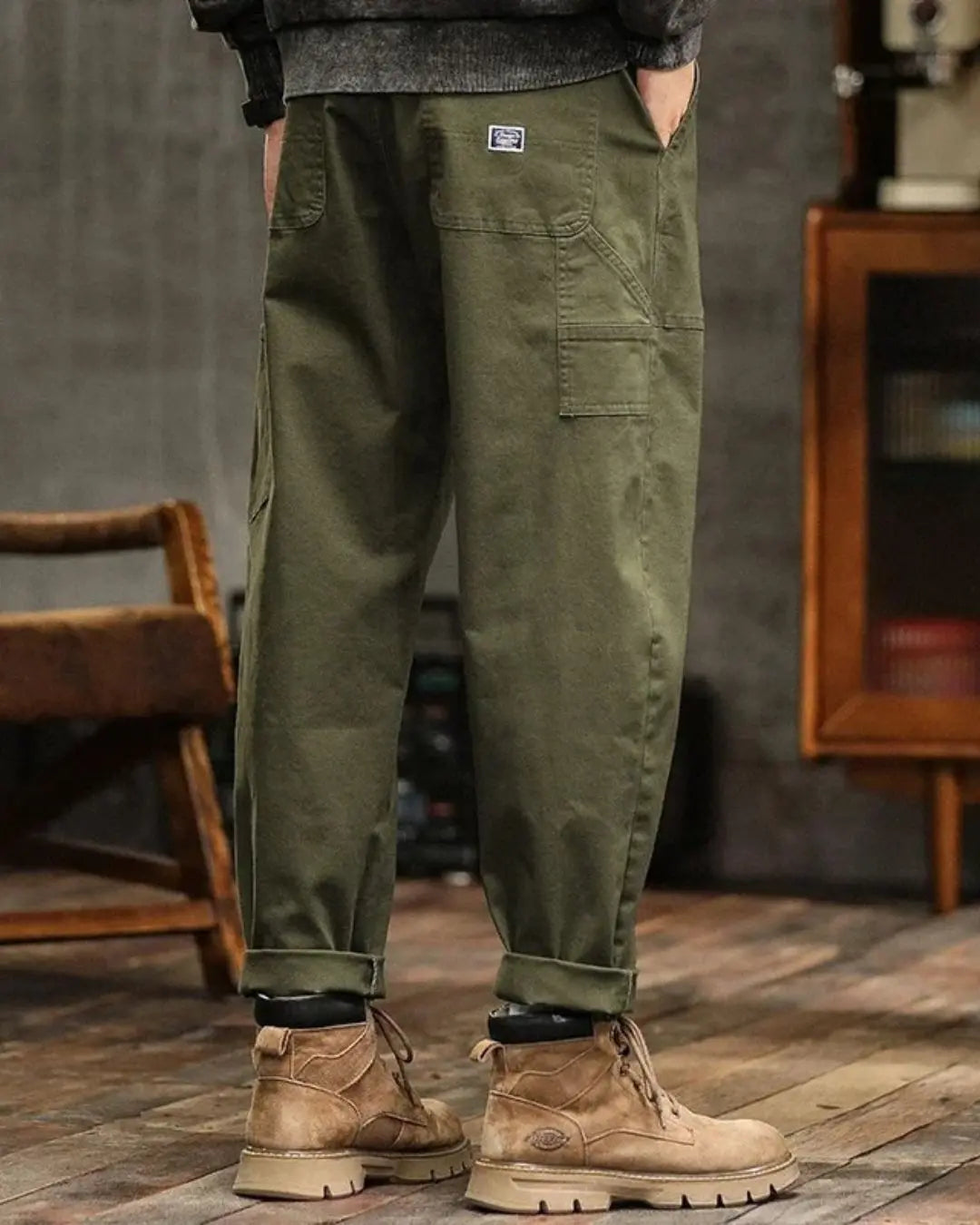 Harrington Oxford | Men's Rugged Cargo Trousers with Pocket Panels Harrington Oxford