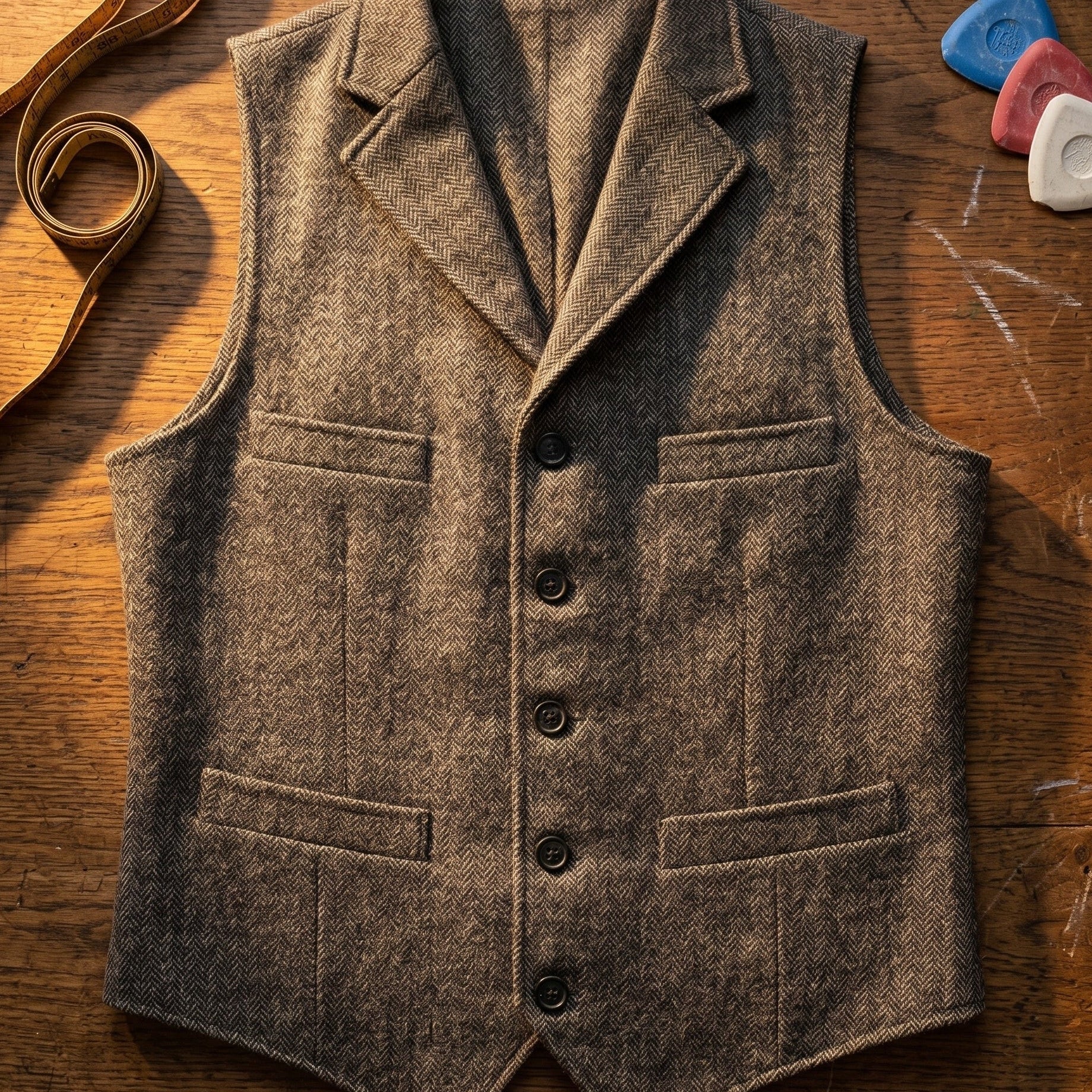 Harrington Oxford | Herringbone Utility Jacket For Men