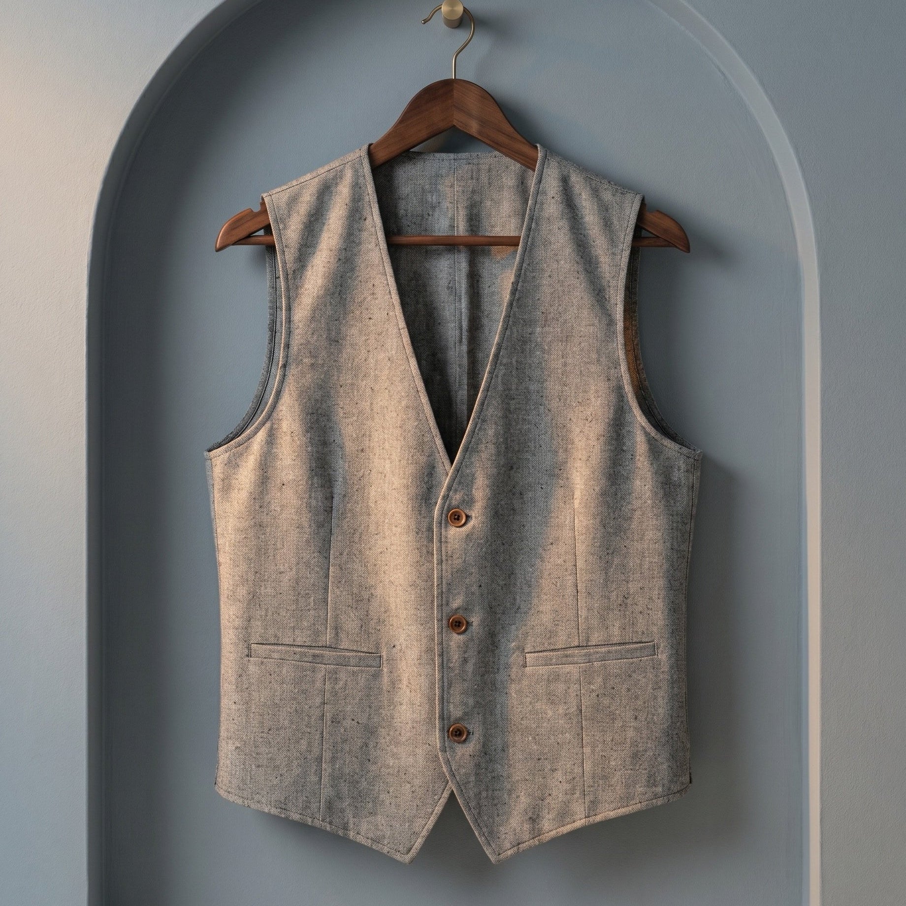 Harrington Oxford | V Neck Waistcoat For Men