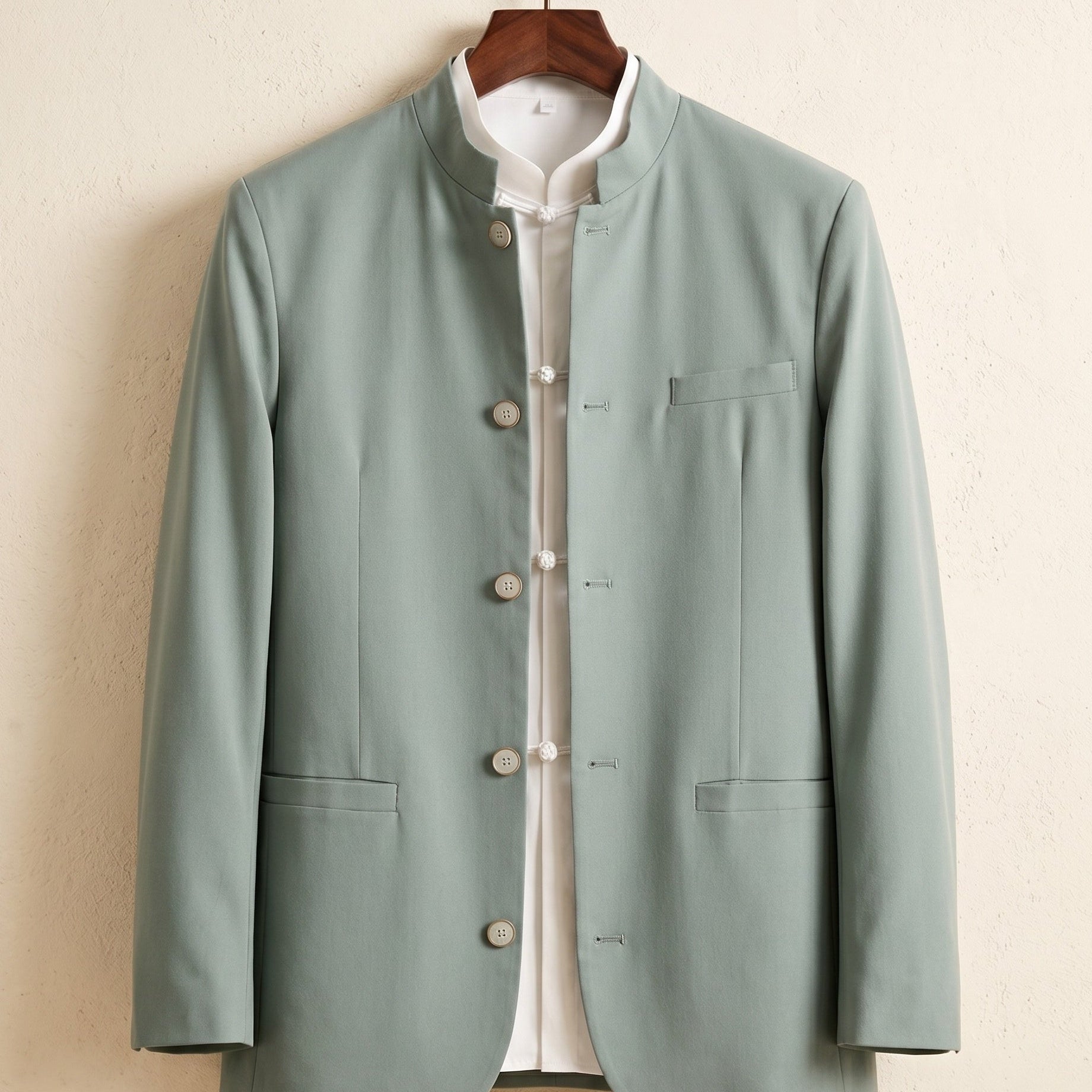 Harrington Oxford | Mandarin Collar Waistcoat For Men