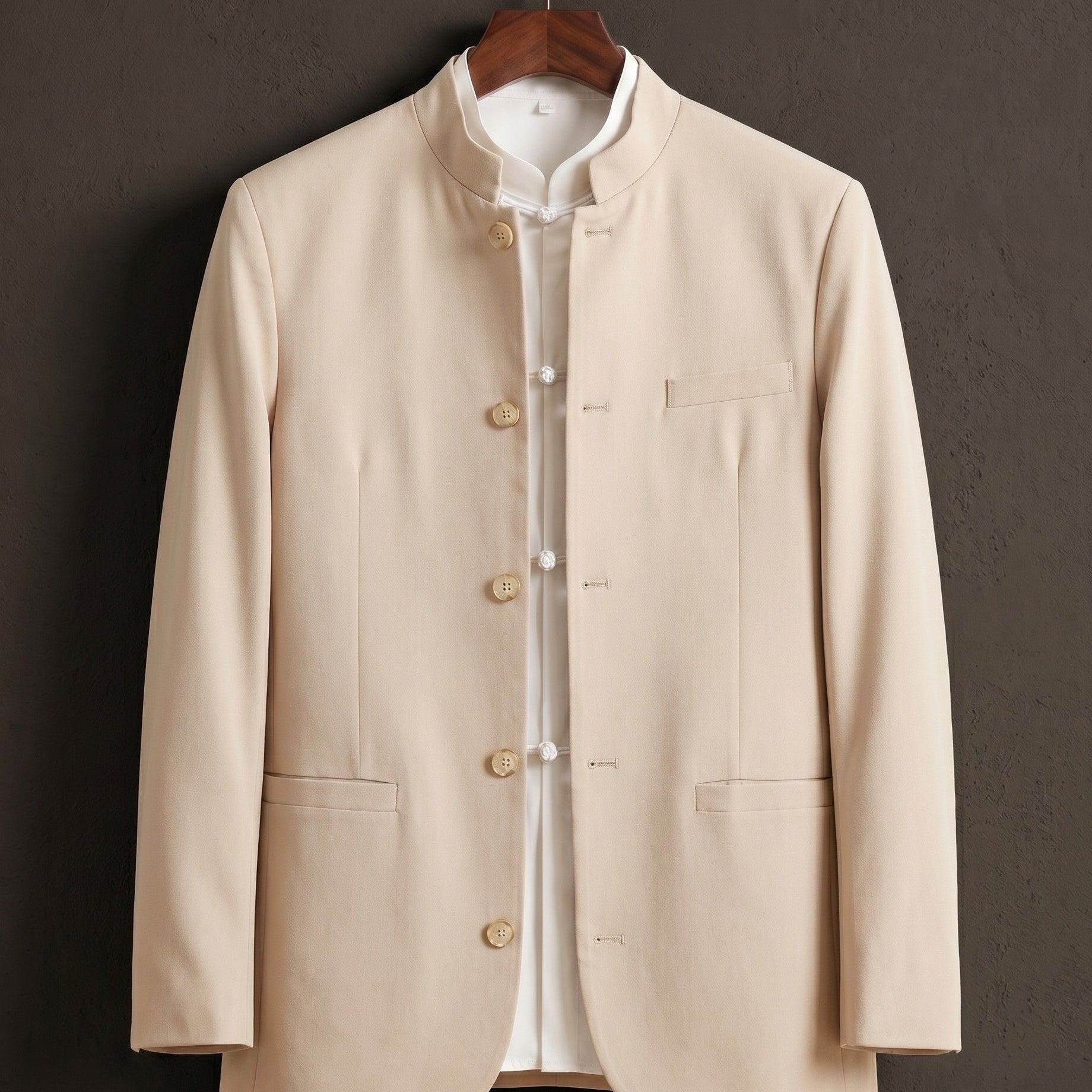 Harrington Oxford | Mandarin Collar Waistcoat For Men