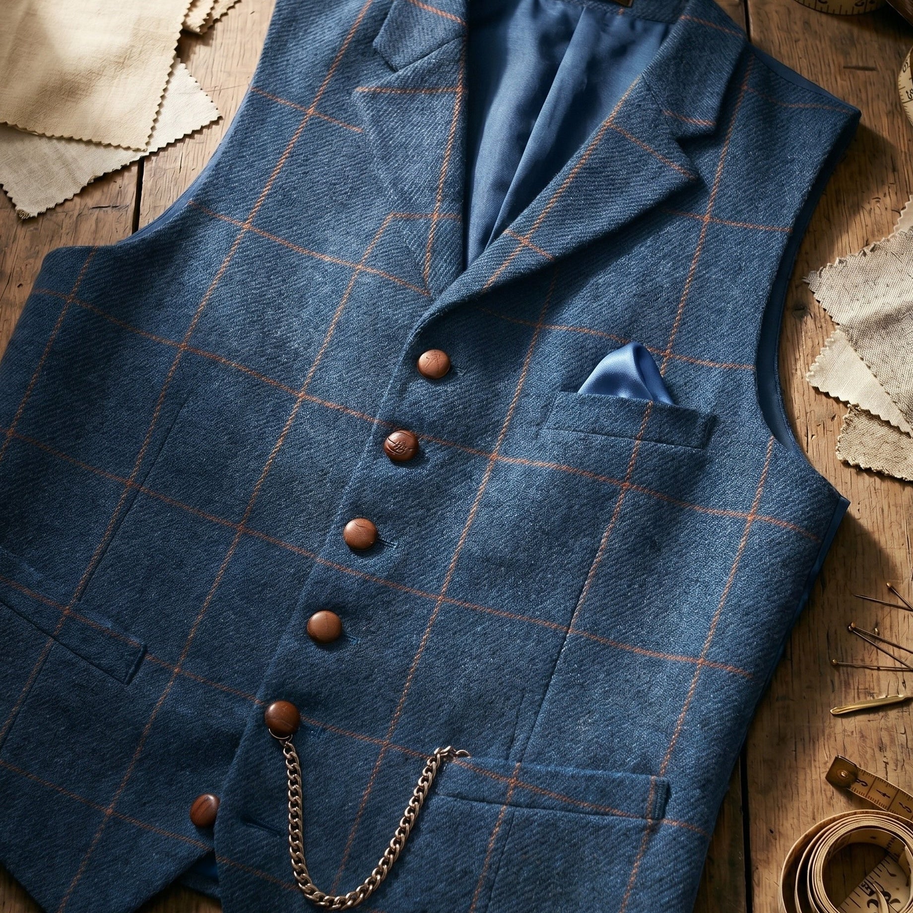 Harrington Oxford | Tweed Waistcoat For Men