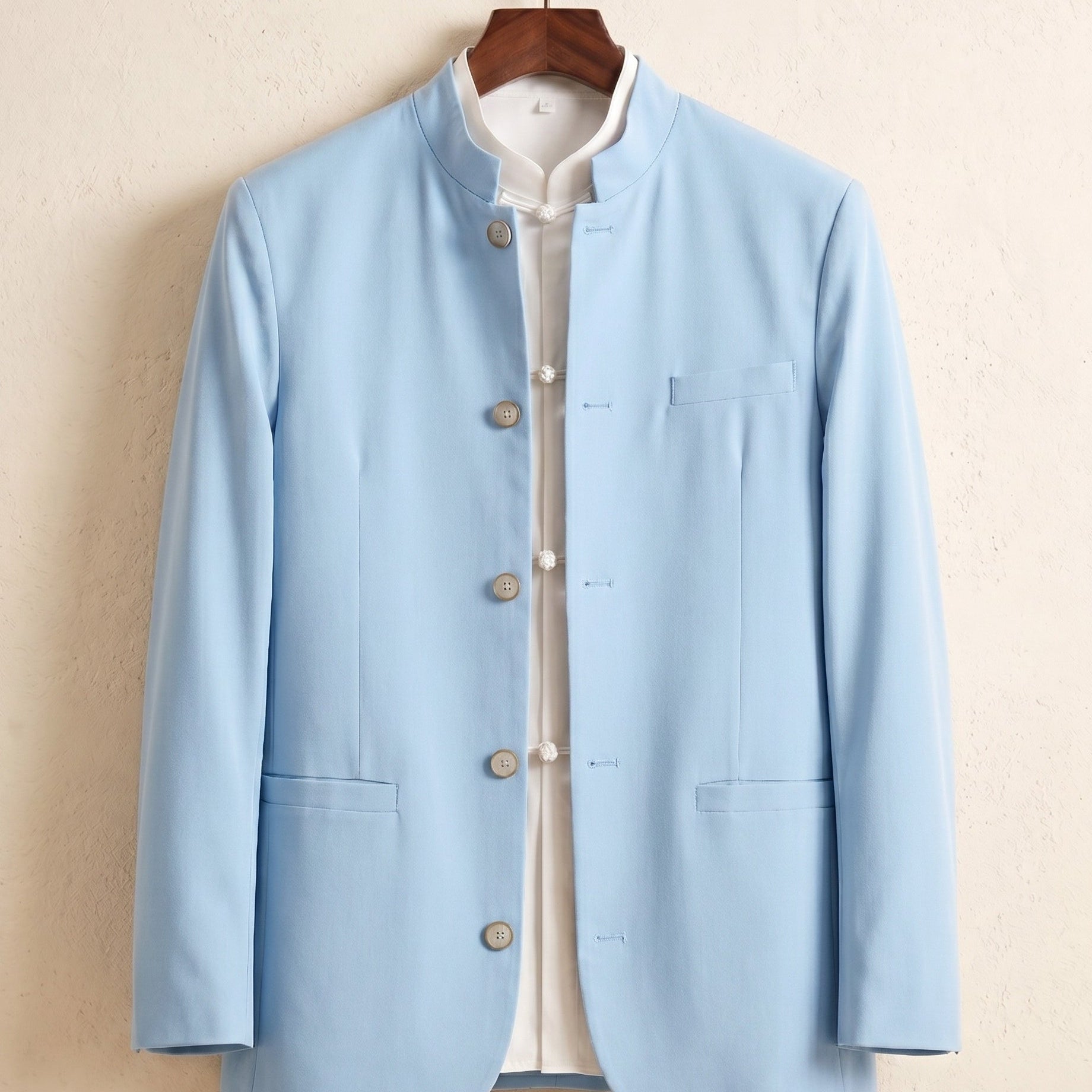 Harrington Oxford | Mandarin Collar Waistcoat For Men