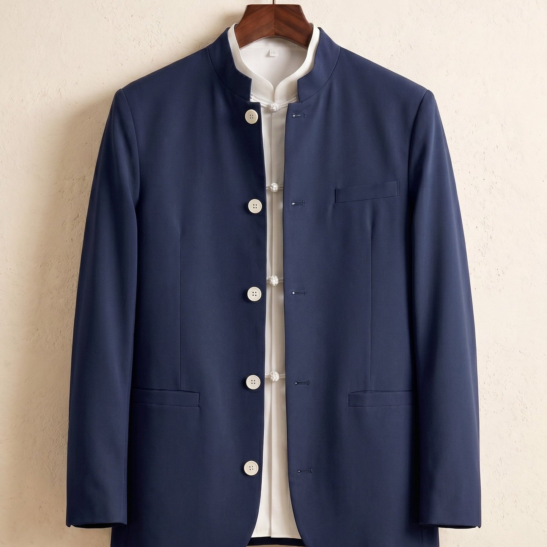 Harrington Oxford | Mandarin Collar Waistcoat For Men