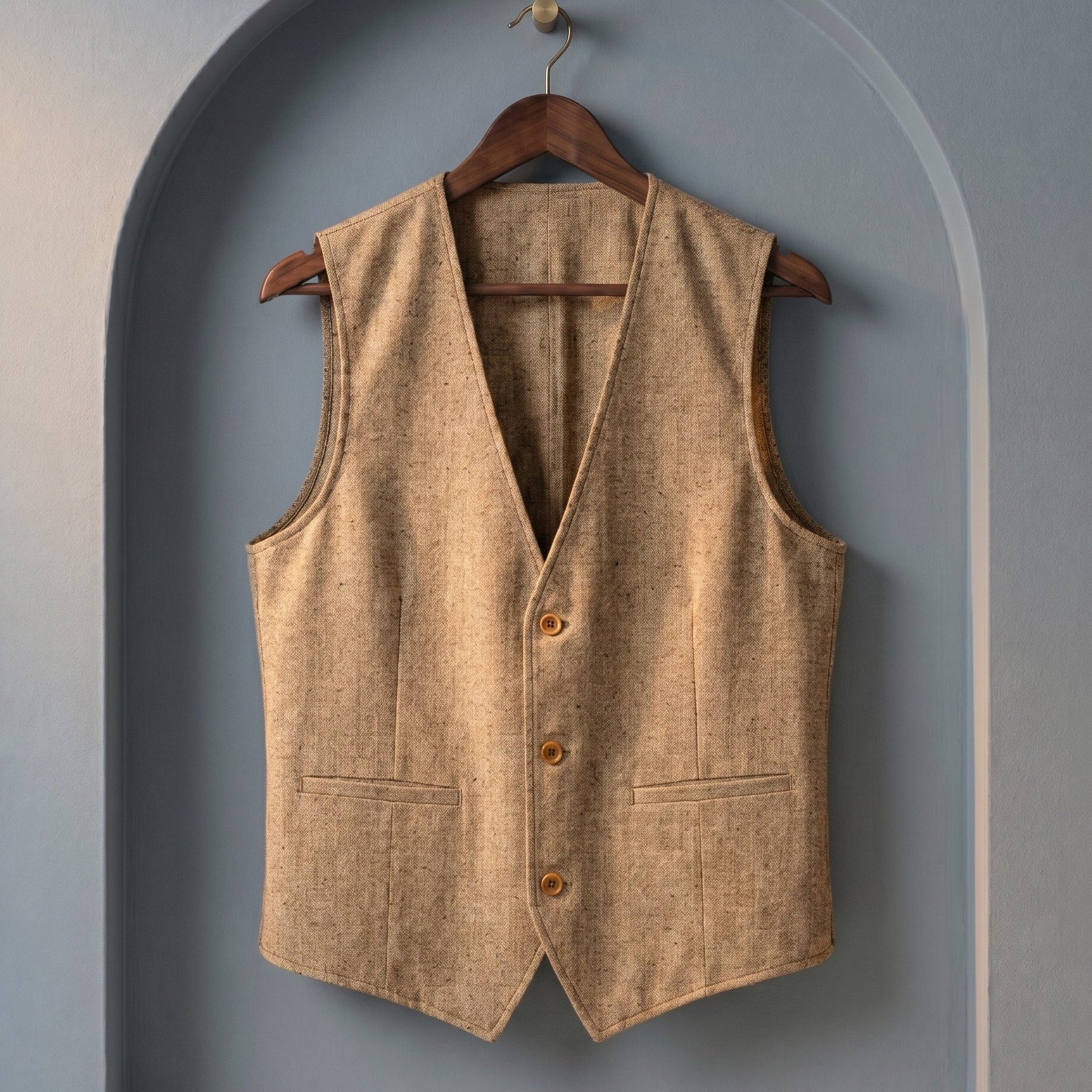 Harrington Oxford | V Neck Waistcoat For Men