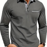 Harrington Oxford | Men’s Long Sleeve Summer Polo Shirt Harrington Oxford