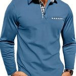 Harrington Oxford | Men’s Long Sleeve Summer Polo Shirt Harrington Oxford
