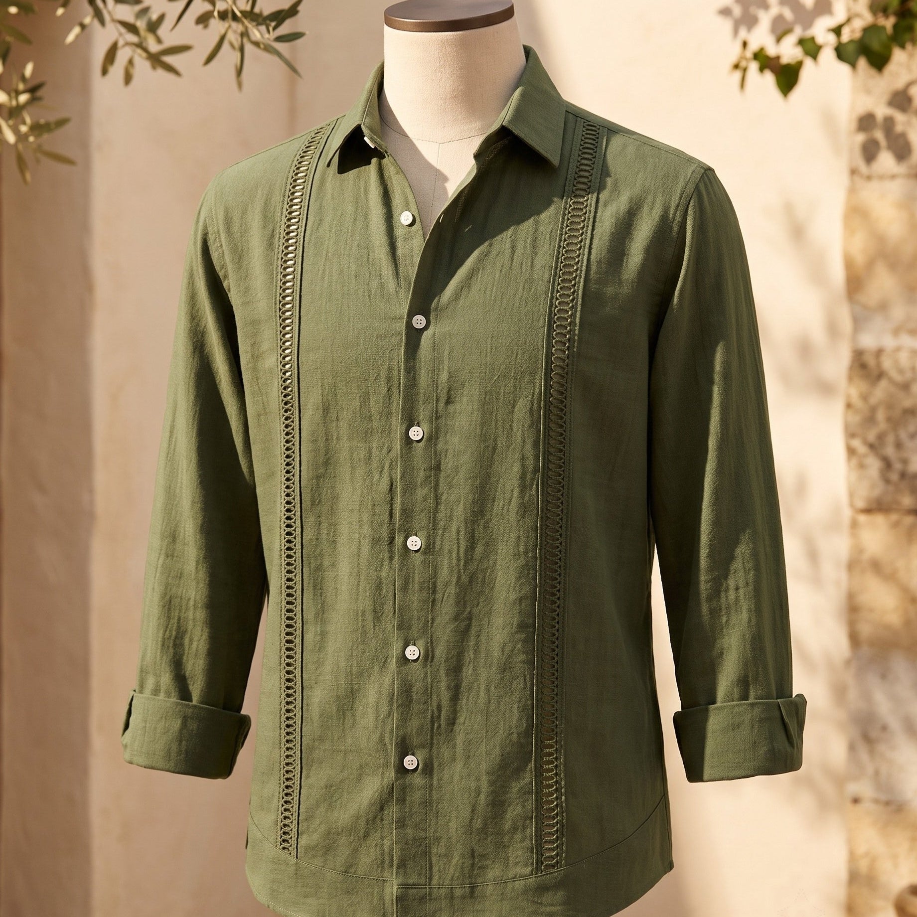Harrington Oxford | Embroidered Short Sleeve Shirt For Men