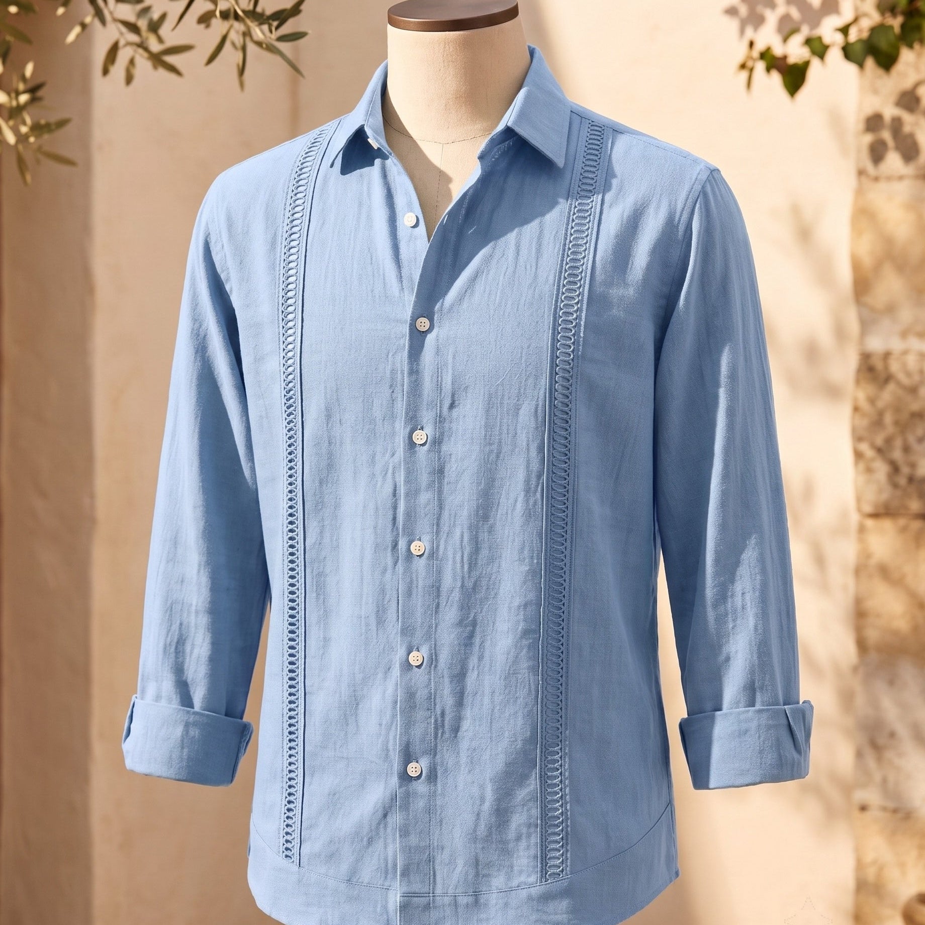 Harrington Oxford | Embroidered Short Sleeve Shirt For Men