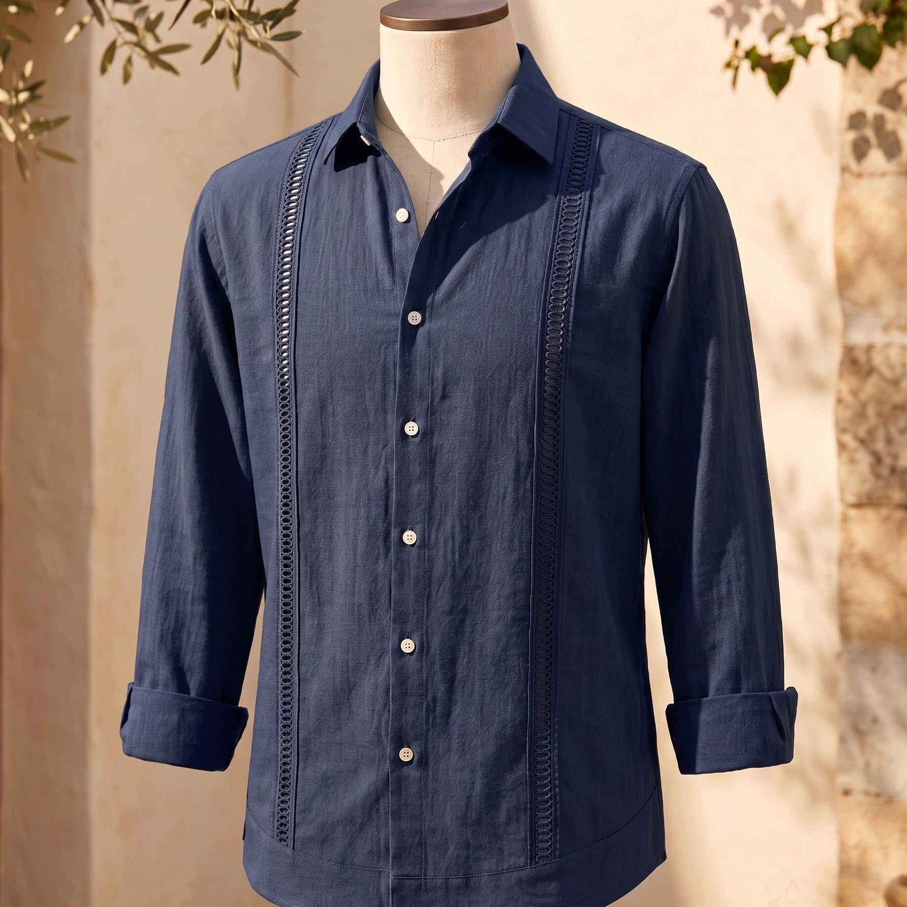 Harrington Oxford | Embroidered Short Sleeve Shirt For Men