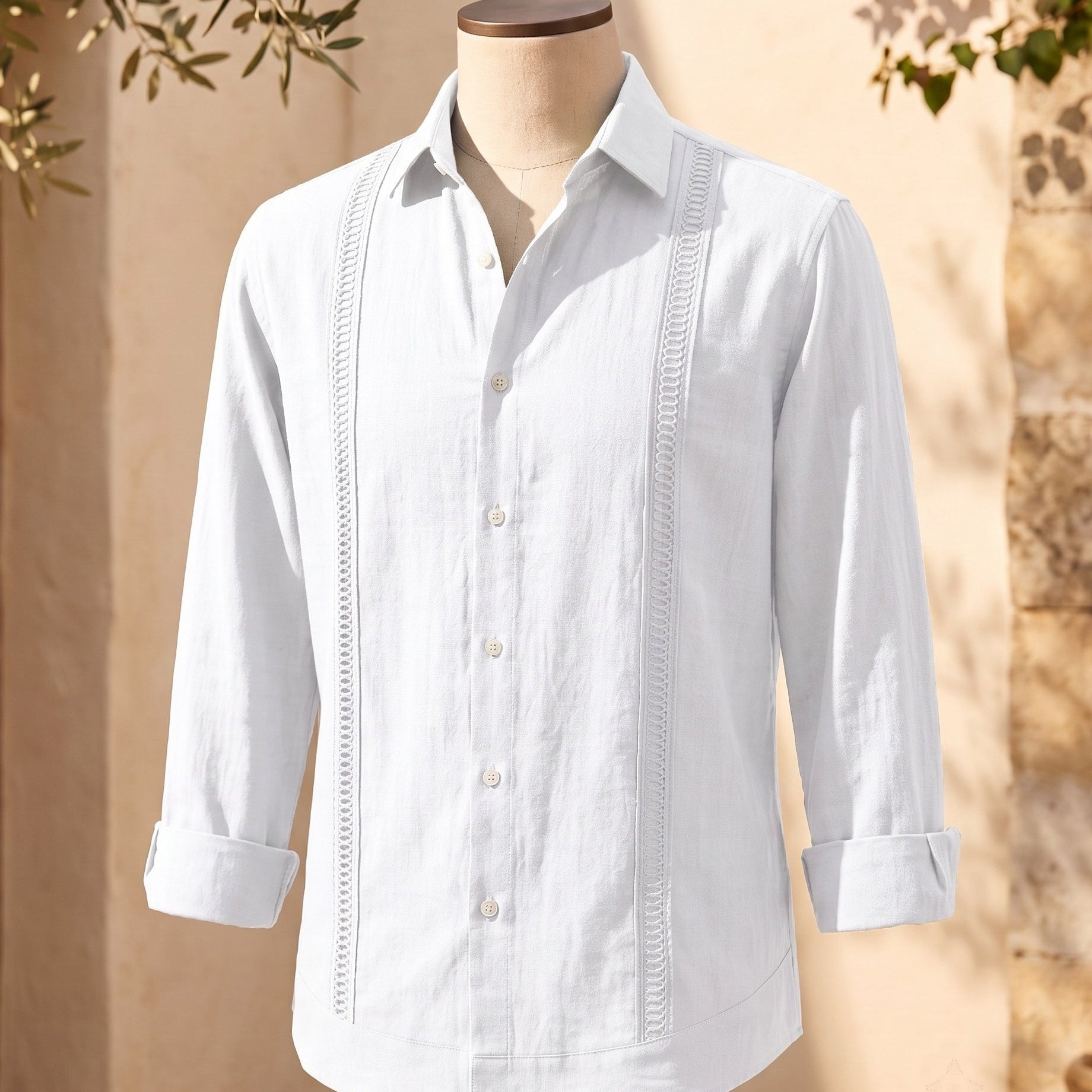 Harrington Oxford | Embroidered Short Sleeve Shirt For Men