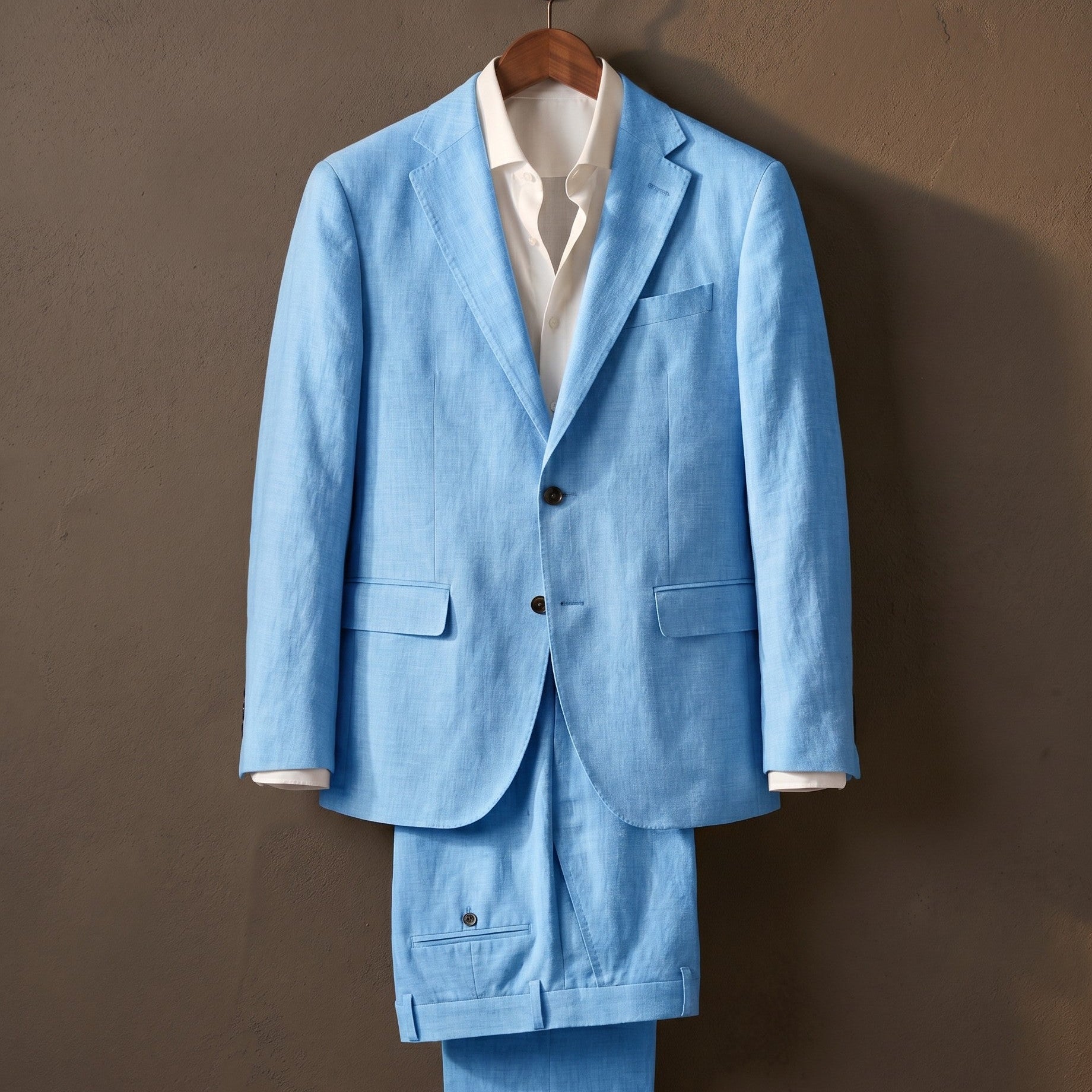 Harrington Oxford | Linen Blend Suit For Men