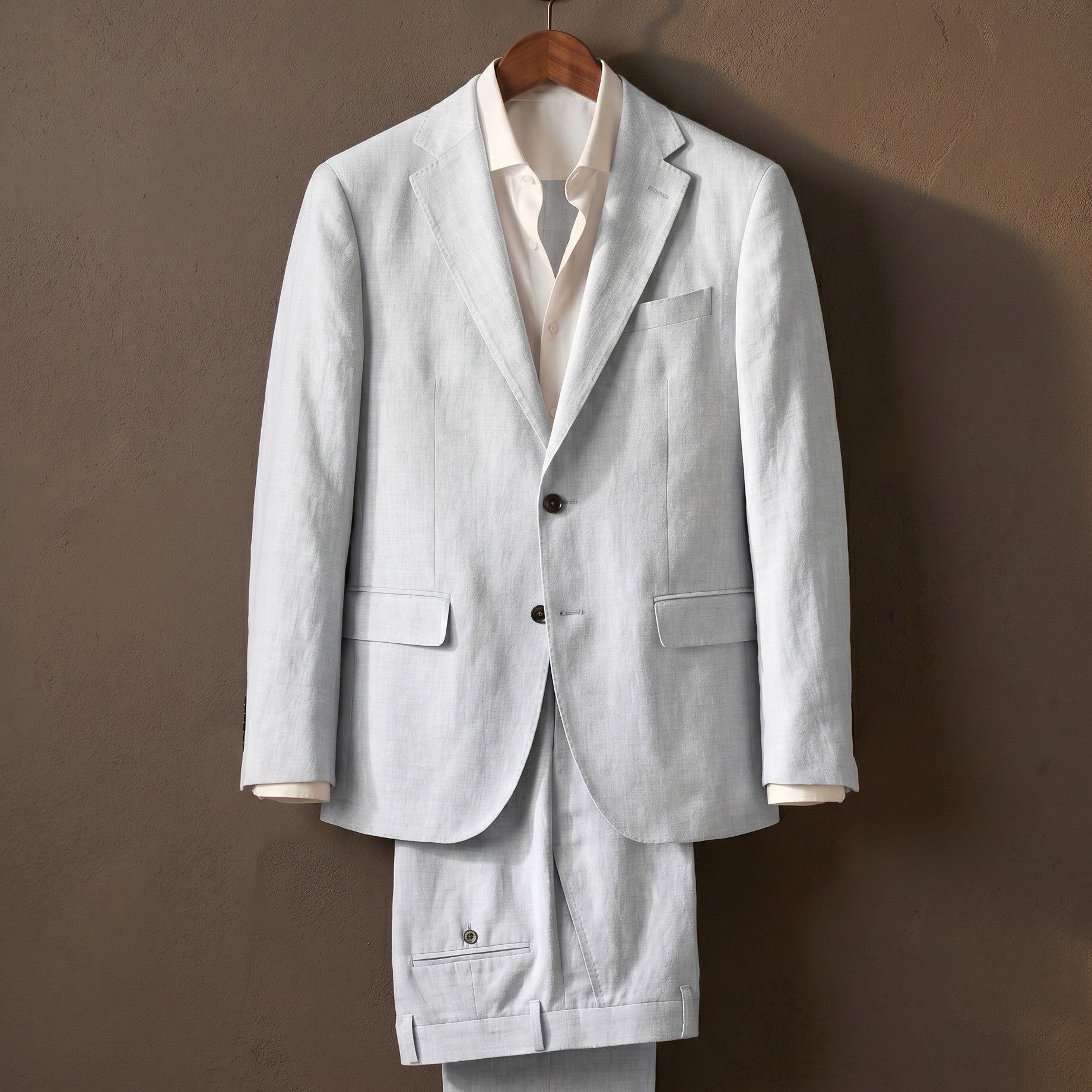 Harrington Oxford | Linen Blend Suit For Men