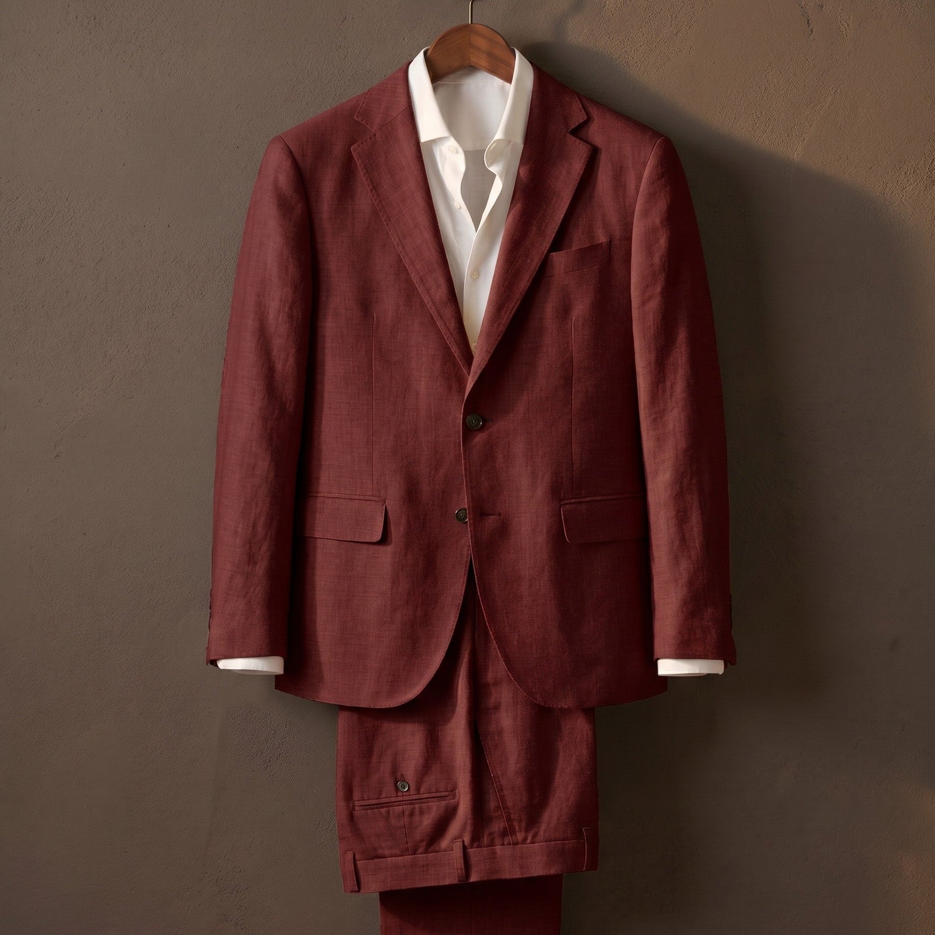 Harrington Oxford | Linen Blend Suit For Men