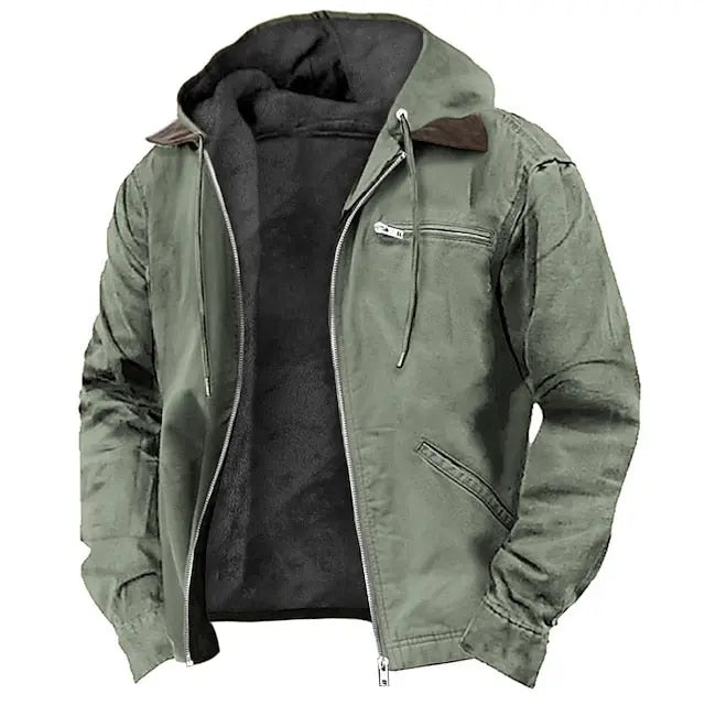 Harrington Oxford | Men’s Lined Hooded Winter Jacket Harrington Oxford