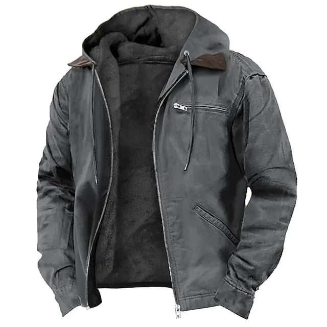 Harrington Oxford | Men’s Lined Hooded Winter Jacket Harrington Oxford
