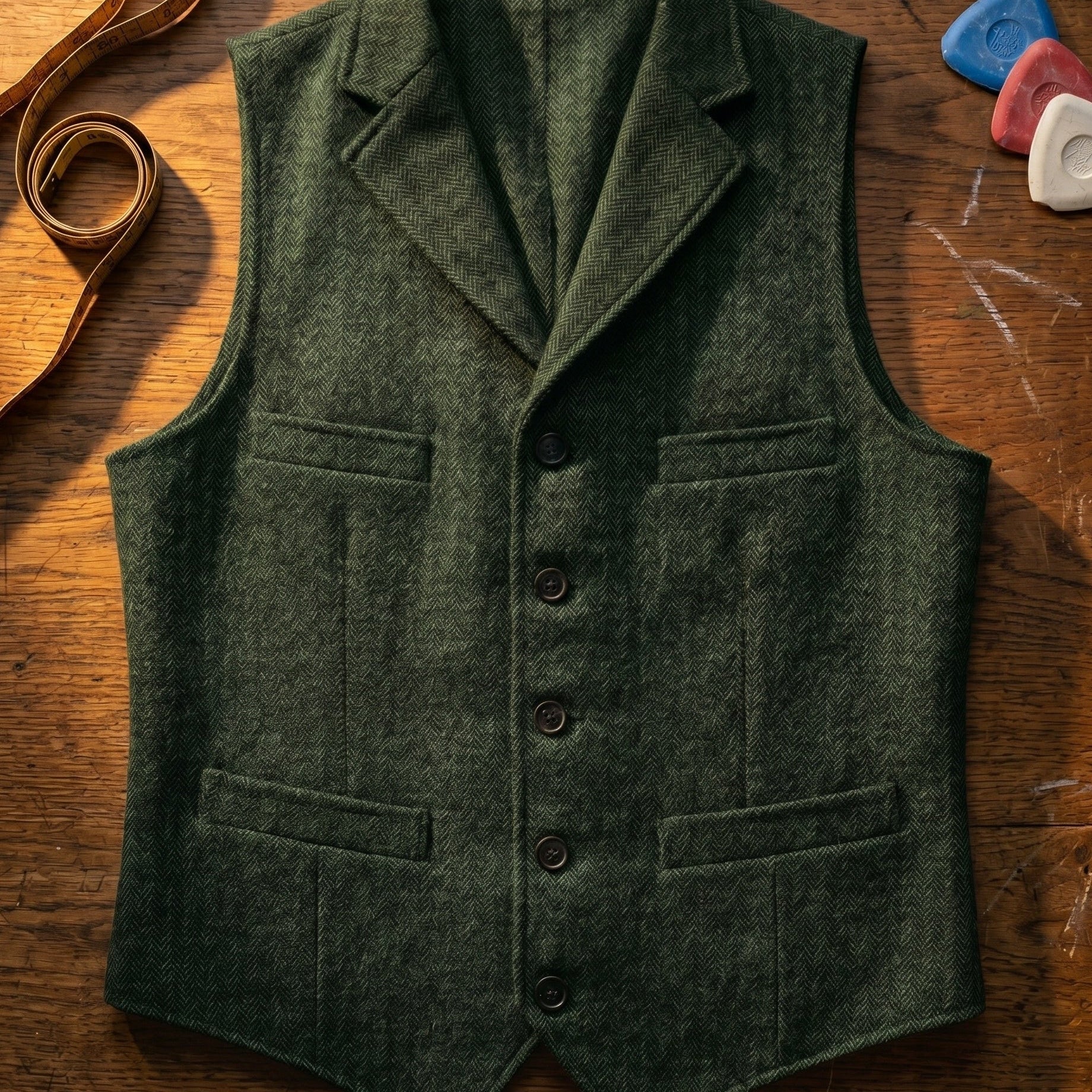 Harrington Oxford | Herringbone Utility Jacket For Men