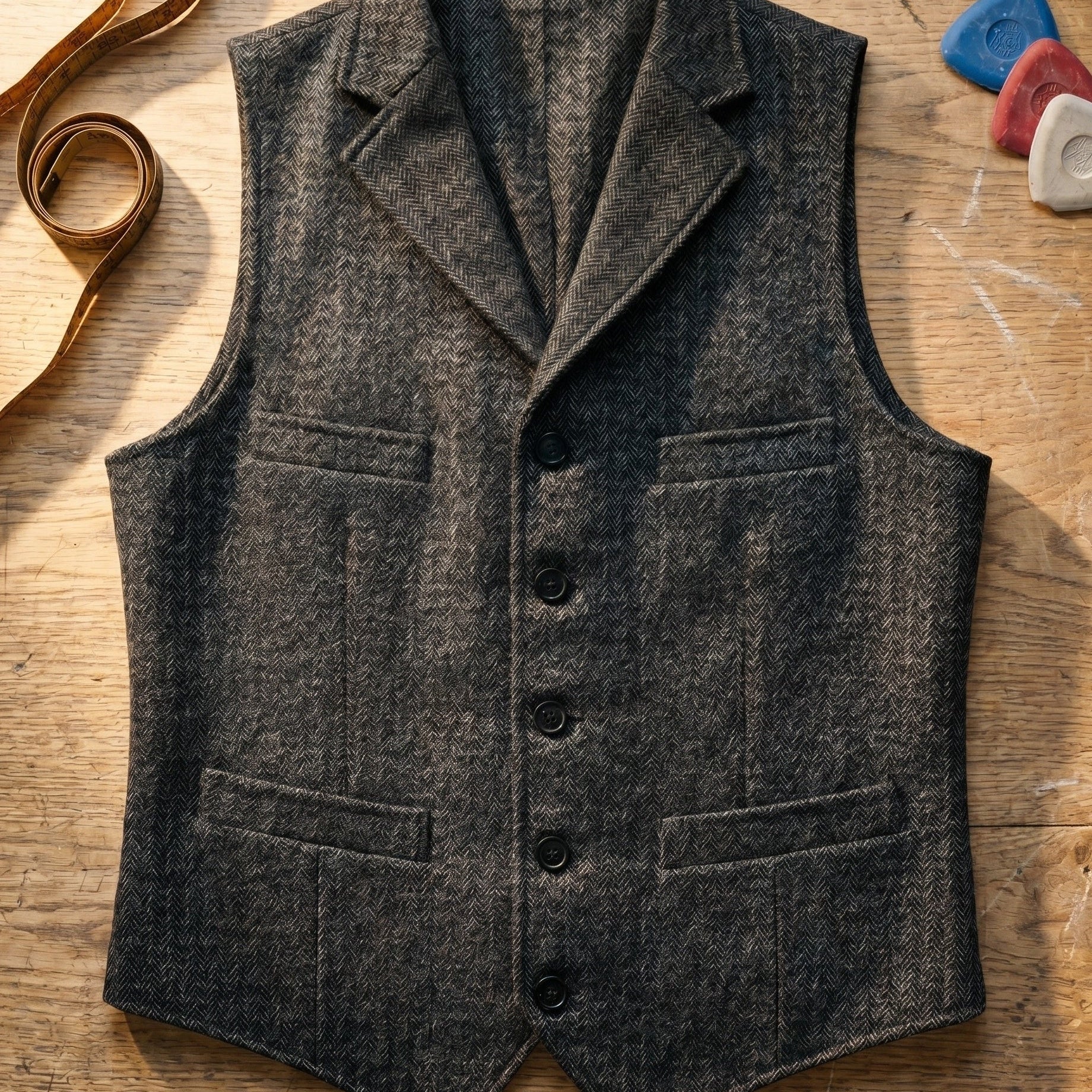 Harrington Oxford | Herringbone Utility Jacket For Men