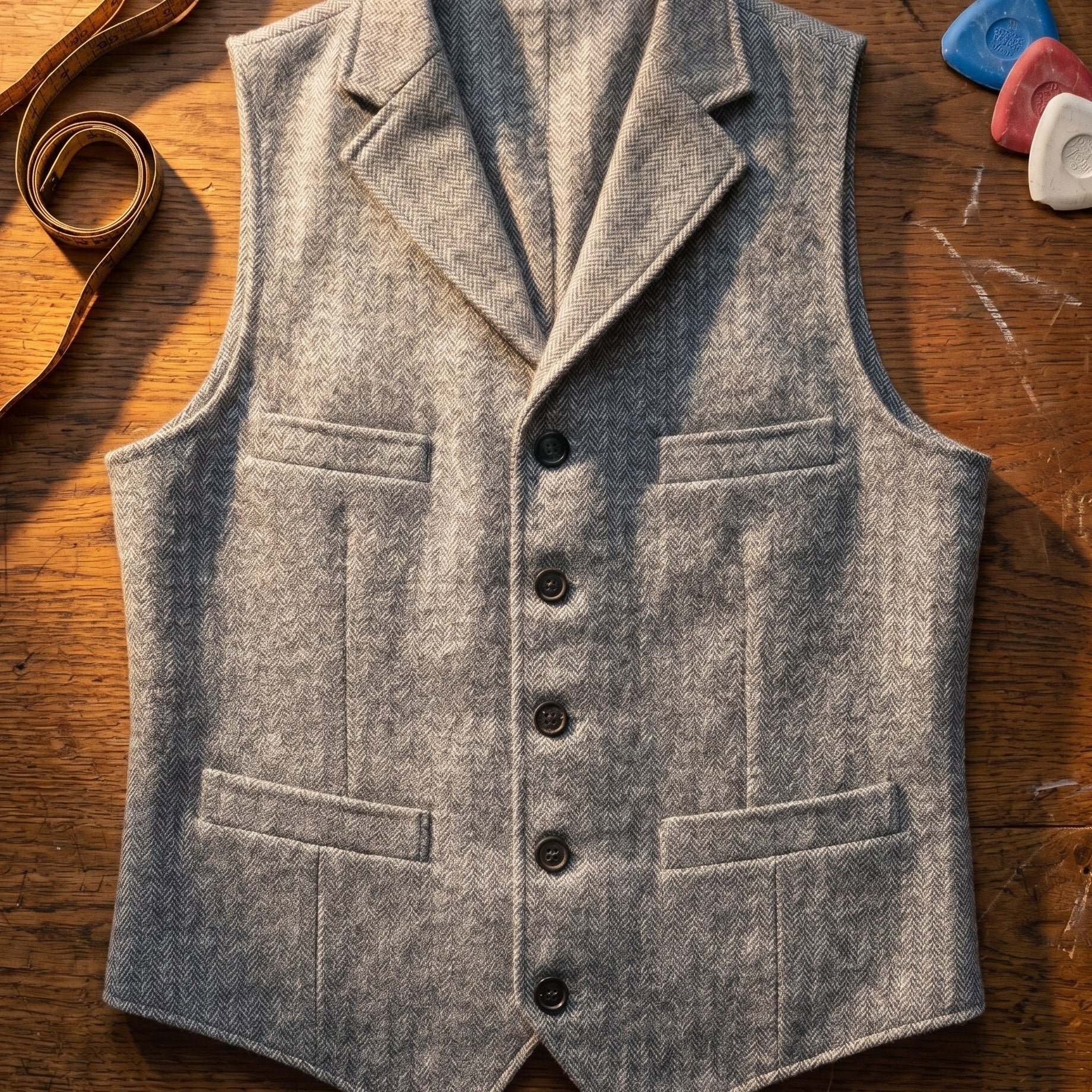 Harrington Oxford | Herringbone Utility Jacket For Men