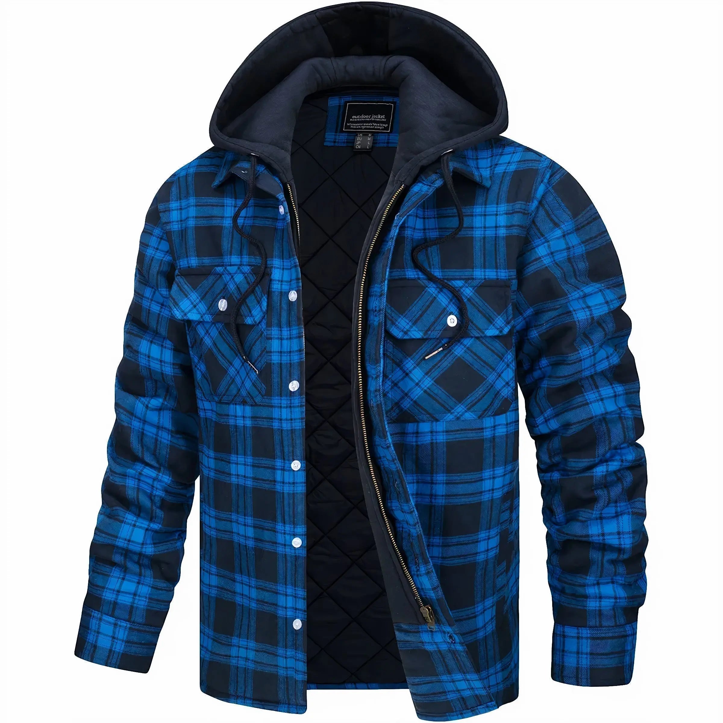 Harrington Oxford | Men’s Checked Zip Jacket – Autumn & Winter Outerwear Harrington Oxford