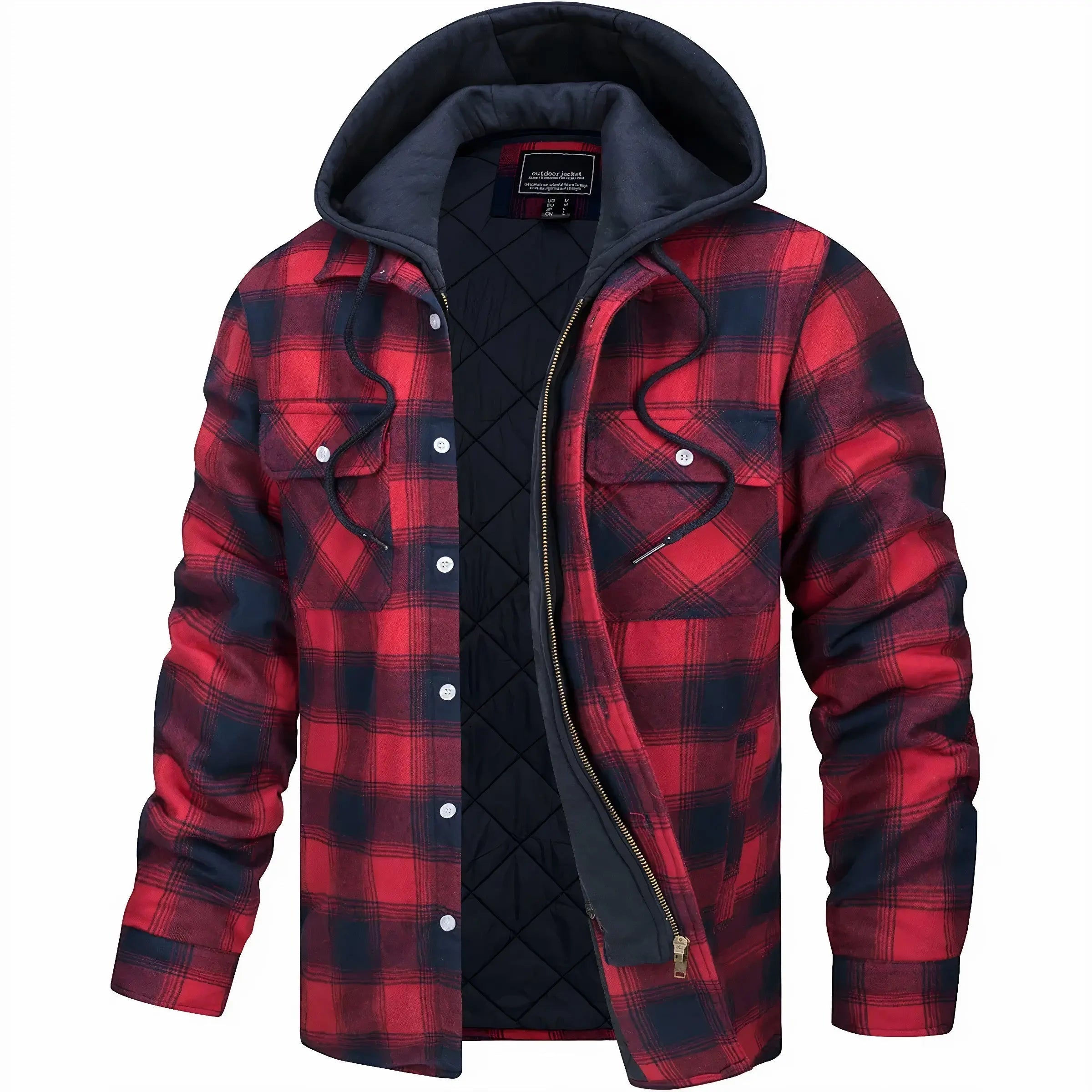 Harrington Oxford | Men’s Checked Zip Jacket – Autumn & Winter Outerwear Harrington Oxford