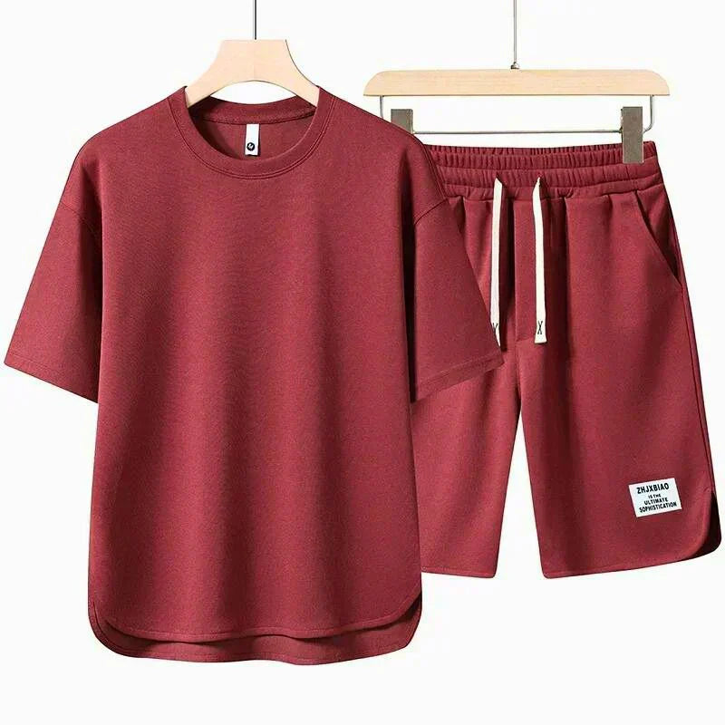 HARRINGTON OXFORD | RELAXED T-SHIRT AND DRAWSTRING SHORTS SET FOR MEN