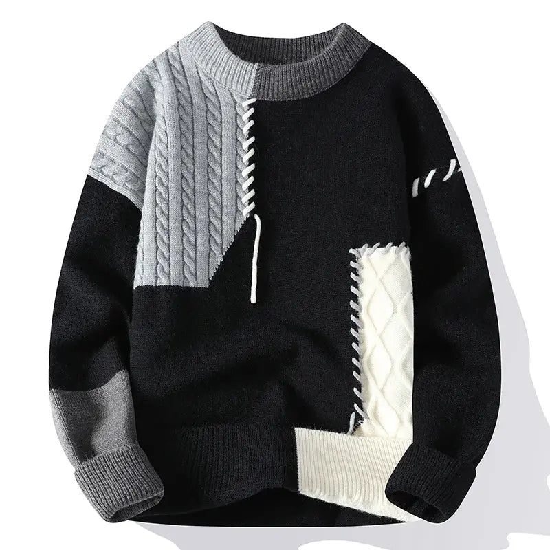 Harrington Oxford | Men’s Color Block Knit Sweater Harrington Oxford